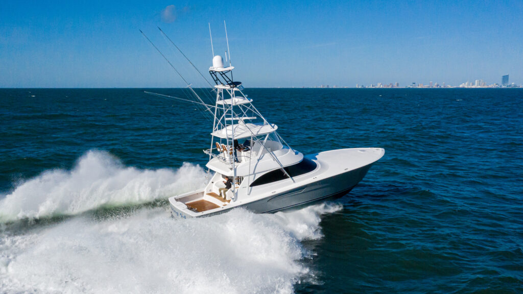 viking 54C boat off atlantic city new jersey