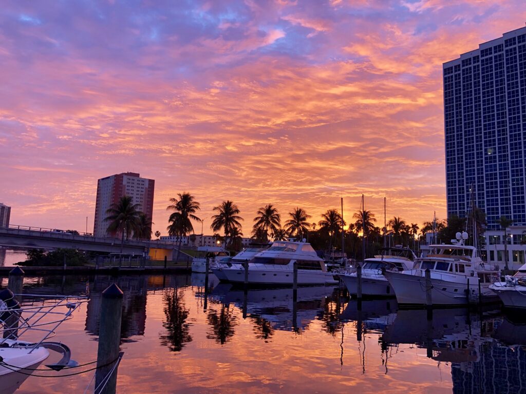 sunrise in Fort Myers