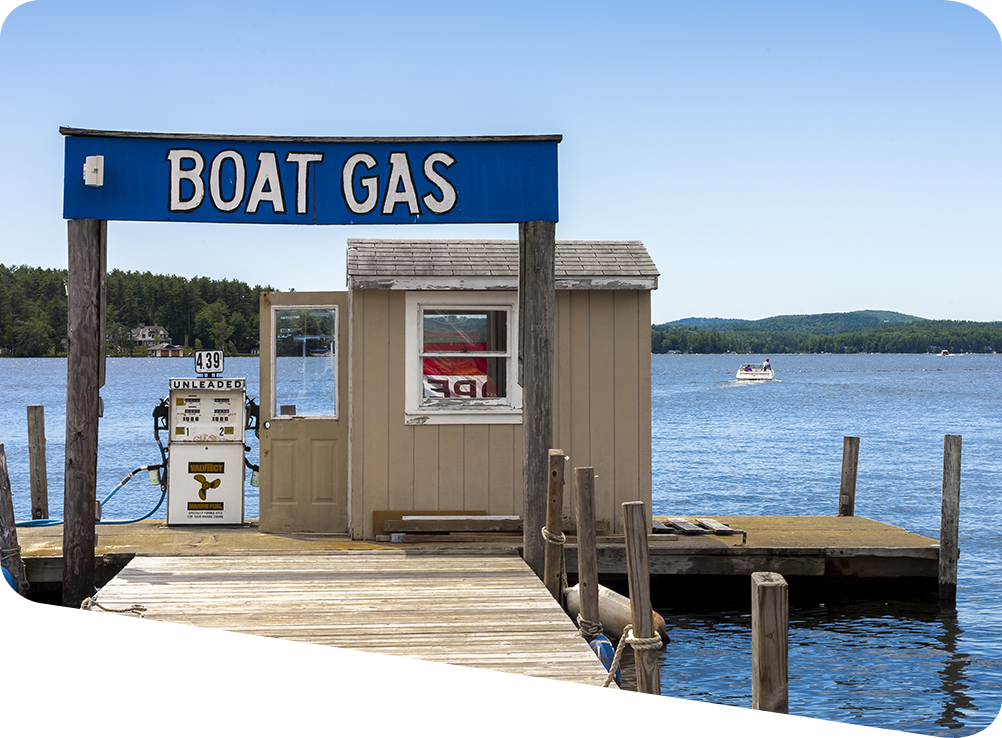 marina boat gas station