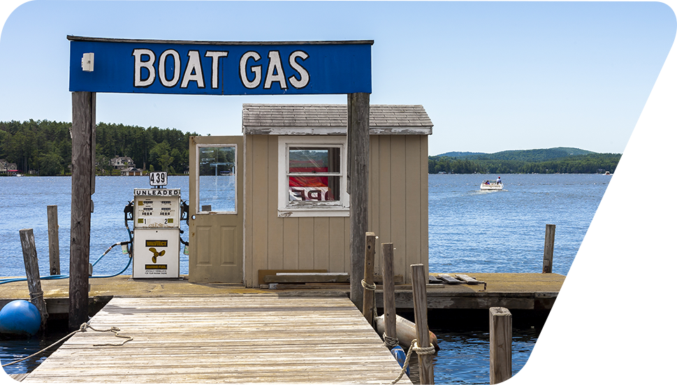 marina boat gas station