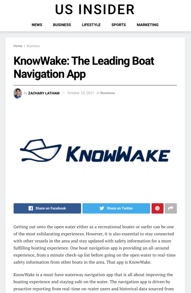 us insider features knowwake